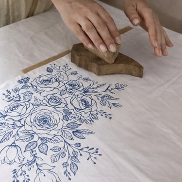 custom handblock print