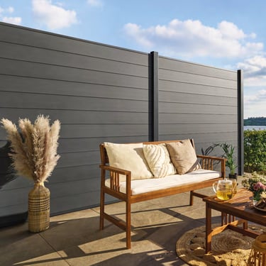 clôture composite jardin