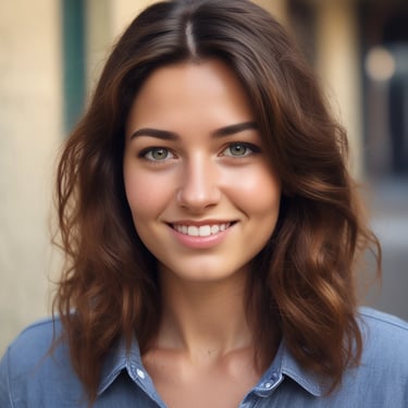 woman wearing black crew-neck shirt