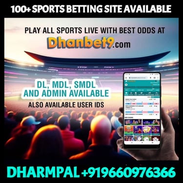ONLINE CRICKET BETTING ID AVAILABLE DL MDL SMDL MASTER ID SUPER MASTER ID ADMIN ID AVAILABLE