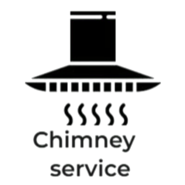 a chimney hood with a stove top and a stove top