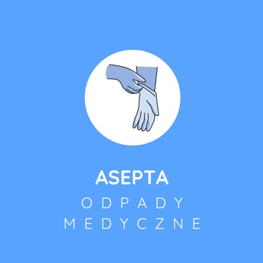 asepta logo blue gloves