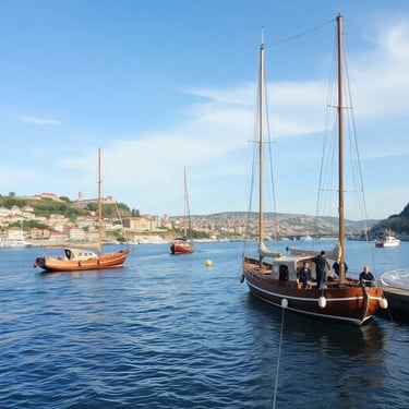 barques et voiliers sur le Douro