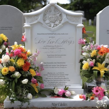 Une belle sépulture bien fleurie