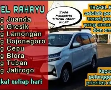 layanan rute Travel Rahayu Malang dari Malang ke Bojonegoro dan sekitarnya