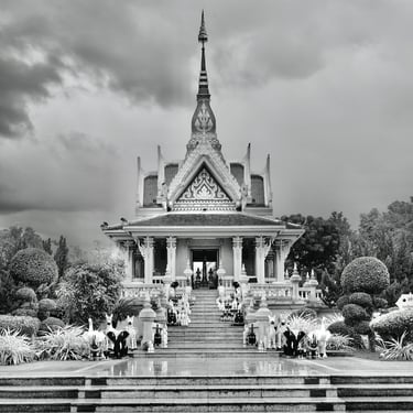 Thai temple in Nong Khai by Peter Pickering