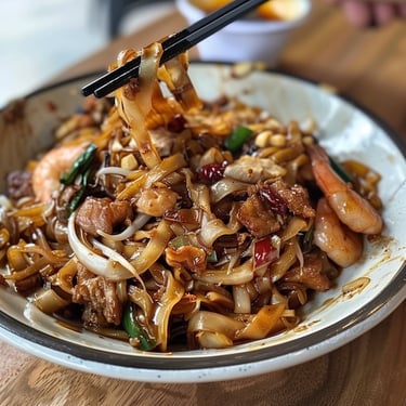 Char Kway Teow street food in Singapore