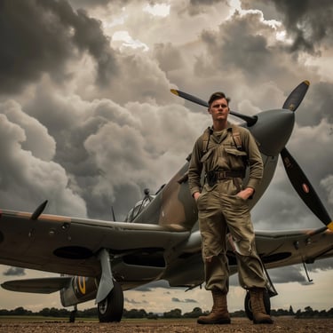 Peter Pickering dreams of being a WWII Hurricane fighter pilot