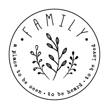 Logo label with hand-drawn branches. Eco store