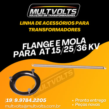 Kit Flange e Mola para AT 15/25/36 KV