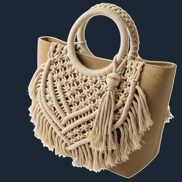 A soft, relaxed, east-west tote bag with a casual, unstructured feel.