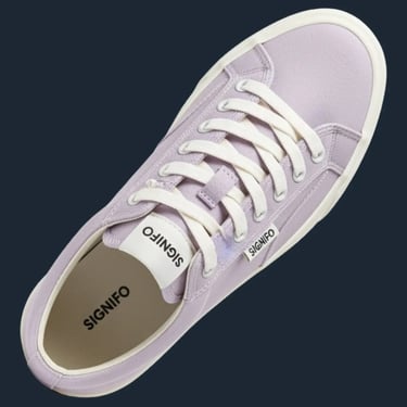 Detail The Dreamscape Sneaker dari kanvas SIGNIFO berwarna Kacang Tanah