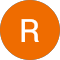 Google Review image of a round orange letter r with a white capital letter r