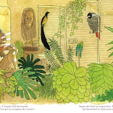 Une autre double page de l'album L'ennui des après-midi sans fin