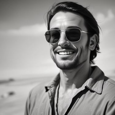 An assortment of beautifully decorated pastries and desserts displayed in a glass case. Each dessert is presented on individual trays with price tags, showcasing a variety of toppings such as berries, chocolate, and cream.