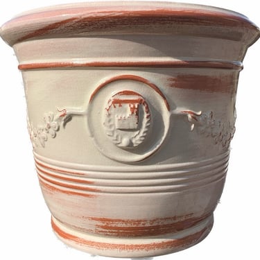 pot émaillé beige