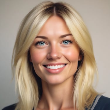 woman wearing black crew-neck shirt