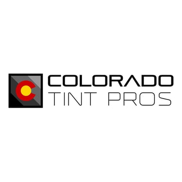 A logo for a window tint company in Colorado