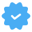 a blue and white checkered