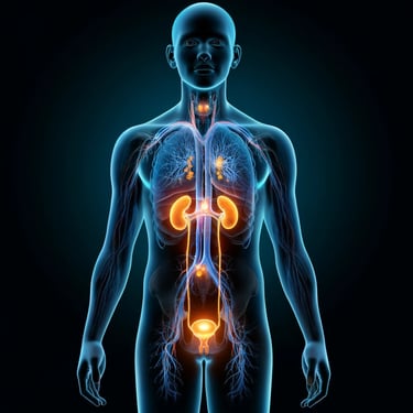 thyroïde, thymus, glande surrénale nettoyé par soins énergétiques
