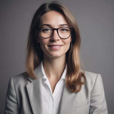 A professional woman discussing financial strategies in a modern office.