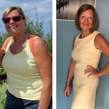 Avant Après 65 ans -bien-être digestif et perte de poids douce