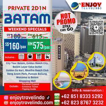 tour operator 2d1n batam tour, bintan tour, belakang padang, kepri tour, snorkeling, shoppingtour