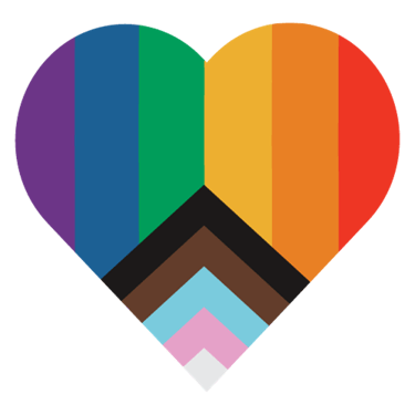 heart pride rainbow
