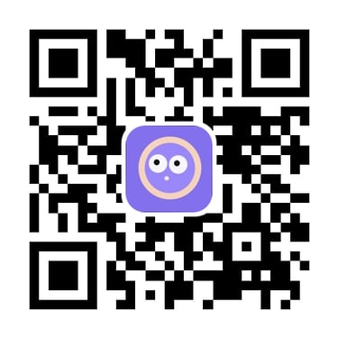 a qr coder with a smiley face on it