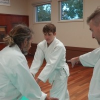 aikido instruction at mount pleasant community association in NW calgary