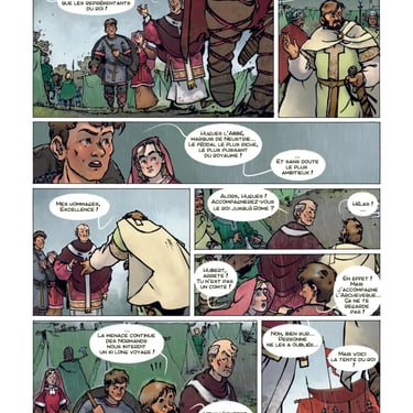 Bandes dessinées, Encrage, Hugues l'Abbé