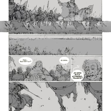 Bandes dessinées, storyboard, pavie