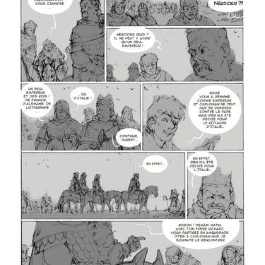 Bandes dessinées, storyboard, pavie