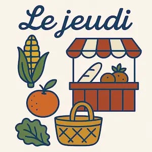 Ty Bayon - Les marchés - Les jours de marchés autour de Belz - Le jeudi