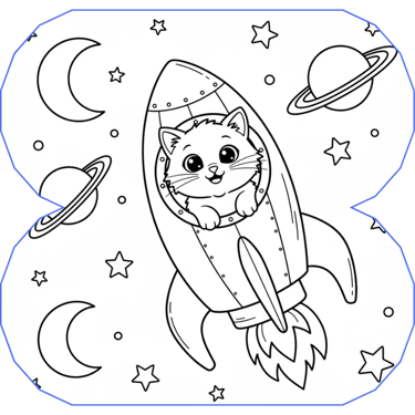 free printable cat coloring pages