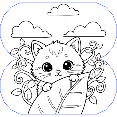 free printable cat coloring pages