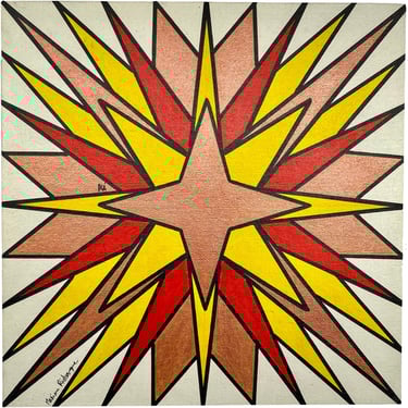 Toile tableau lampe Ligne couleurs maxime Risbourque