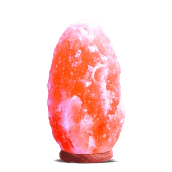 Pink salt lamp raw natural crystal