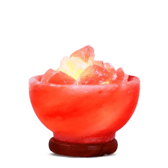 Himalayan pink salt lamp inch handcrafted design