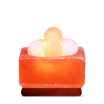 Pink salt lamp inch natural Himalayan crystal