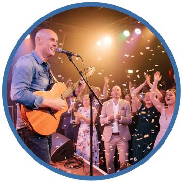 Live zanger Marco Starink op huwelijksfeest