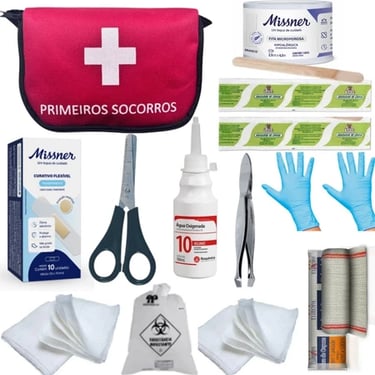 Kit de Primeiros Socorros Completo