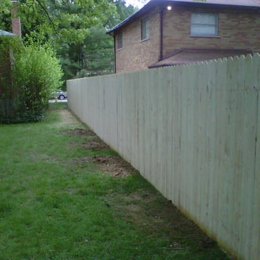 Wooden Privacy Fencing