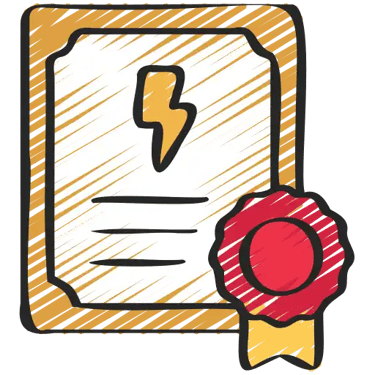 Logo dessiné certifications chez "Omelec 16"