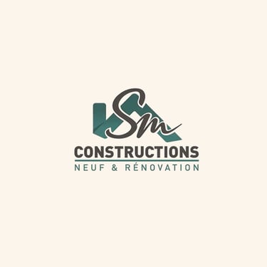 Logo de l'un de nos clients "Constructions SM" en Charente
