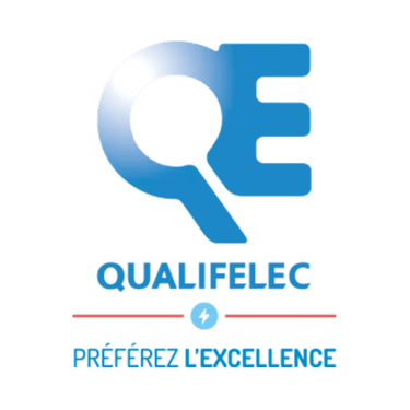 Logo de l'organisme de certification "Qualifelec" pour la certification IRVE