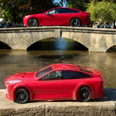 Hydrogen-powered radio controller car