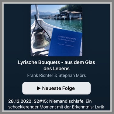 Titelcover des Podcasts Lyrische Bouquets aus dem Glas des Lebens.