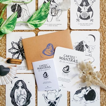 pack cartes mantras de la naissance