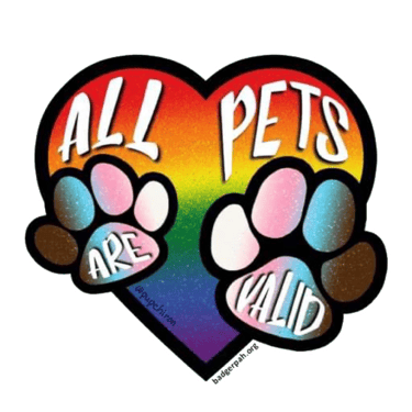 Art logo - ALL PETS ARE VALID